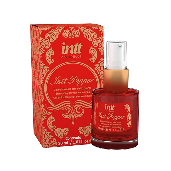 Gel Excitante Unissex Hot Pepper Efeito Quente Cereja com Pimenta 30ml