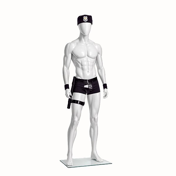 Fantasia Policial Masculina Sensual com Cassetete Erotika