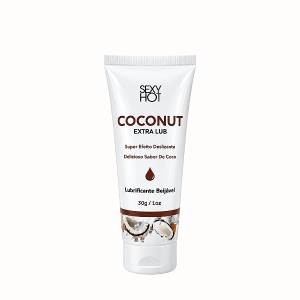 Lubrificante Beijável Coconut Extra Lub Coco