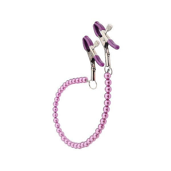 Grampos para Mamilos Ajustáveis com Corrente de Esferas