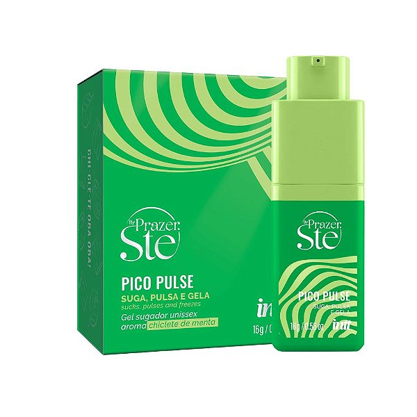 Pico Pulse Chiclete de Menta INTT – Gel Excitante com Sensação Pulsante e Refrescante