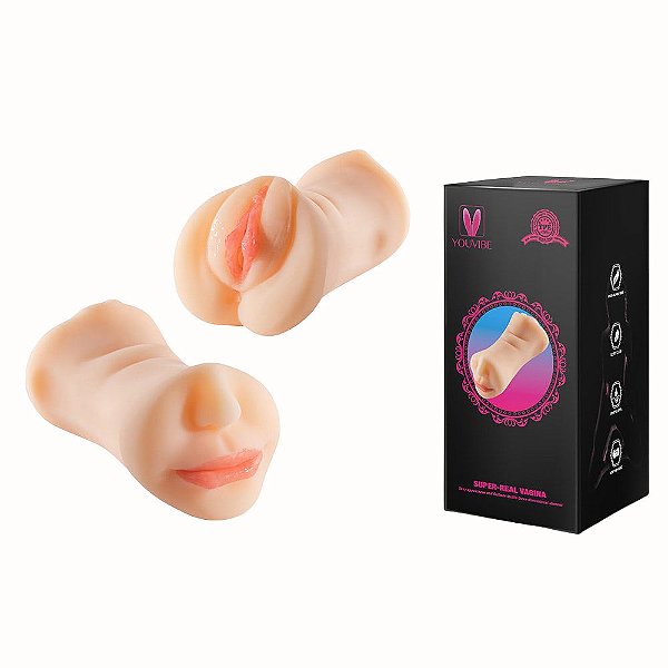 MASTURBADOR DUAL SENSATION REAL – BOCA & VAGINA INTENSE