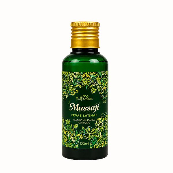 Óleo de Massagem Ervas Latinas 120ml — Toque Sedoso com Aquecimento Suave