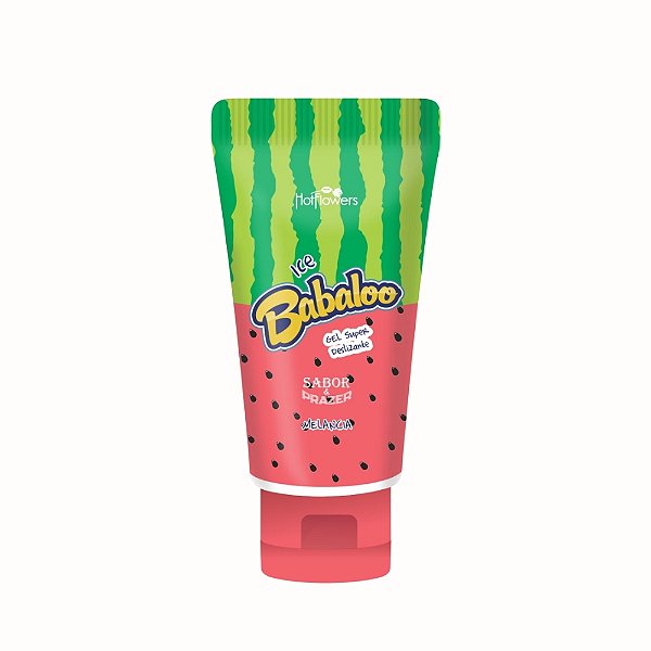 Gel Ice Babaloo Melancia HotFlowers 60g – Super Deslizante
