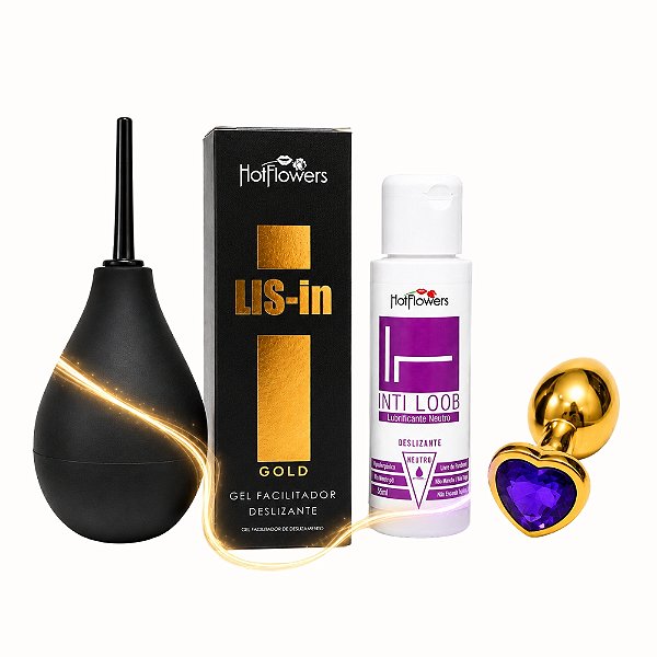 Ritual Portal do Prazer Anal – Ducha, Plug P, Lis-In e Inti Loob