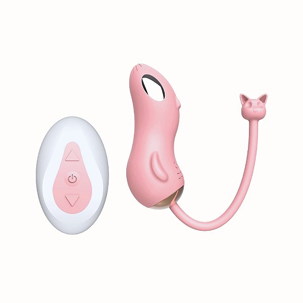 Cápsula Vibratória Recarregável com Controle – 10 Vibrações + 10 Estímulos