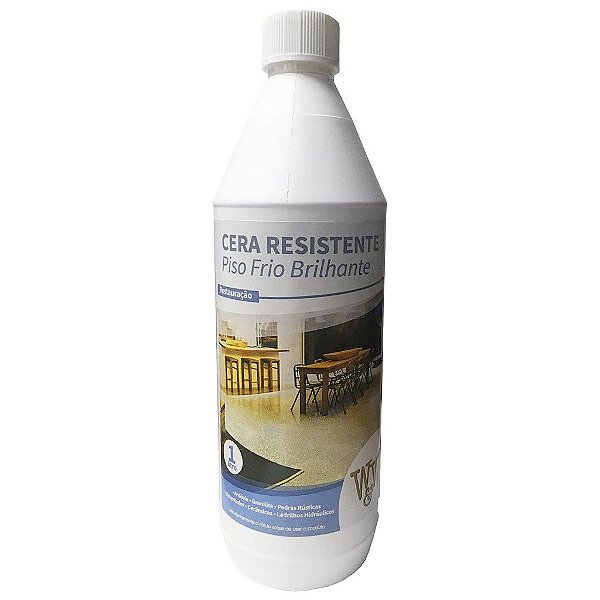 CERA RESISTENTE PISO FRIO BRILHANTE 1L W&W