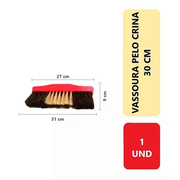 VASSOURA PELO CRINA 30cm
