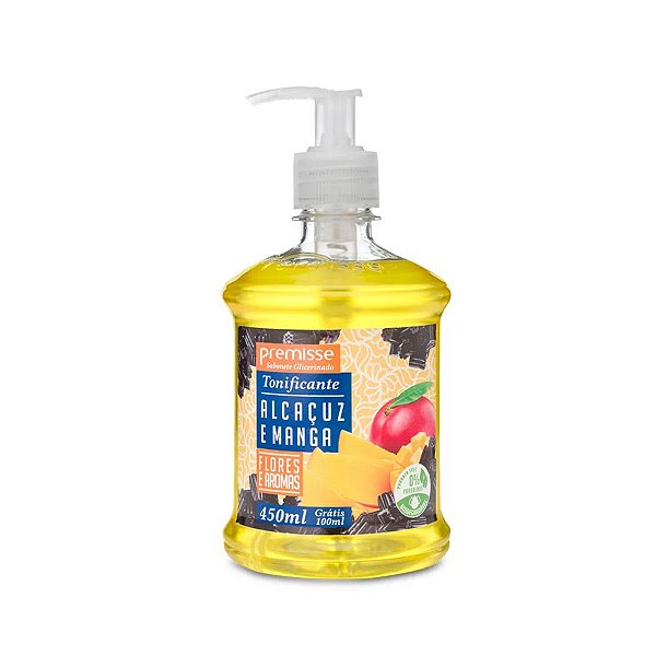 SABONETE PREMISSE ALCAÇUZ E MANGA 450ml PUMP