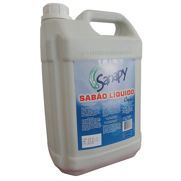 SABÃO LIQ COCO SANAPY 5L