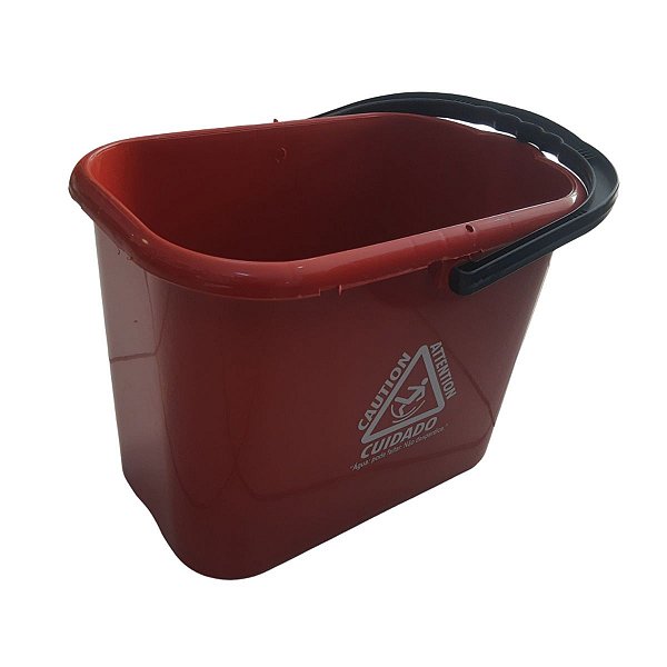 BALDE MOPINHO 12L VERMELHO - REFORÇADO