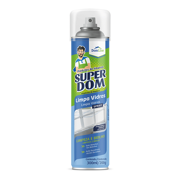 LIMPA VIDROS SUPER DOM 300ml - AEROSOL