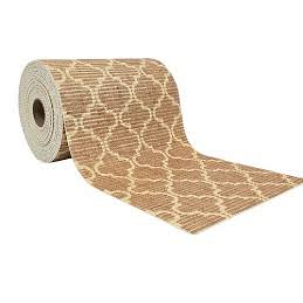 TAPETE TROPICAL BEGE HEXAGONAL 43cm