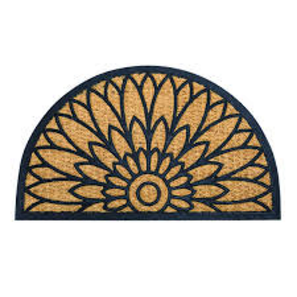 TAPETE FIBRA DE COCO FLOR DE LOTUS 45x75cm