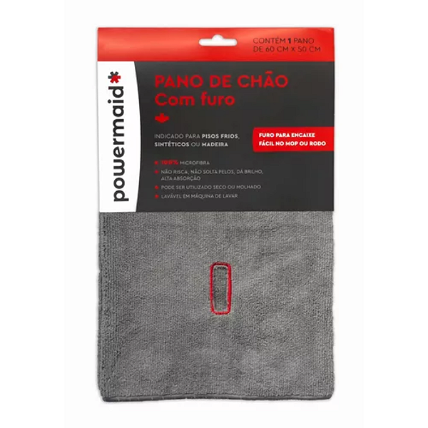 PANO DE CHÃO COM FURO POWERMAID