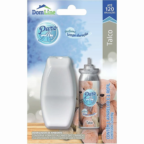 ODORIZADOR PURO AR 12ml TALCO - MINI AP+REFIL