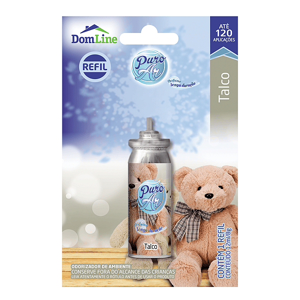 ODORIZADOR PURO AR 12ml TALCO - MINI REFIL