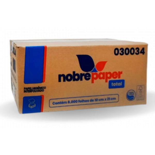 PAPEL HIG NOBRE CAI-CAI 8.000 FS - TOTAL 100% CEL