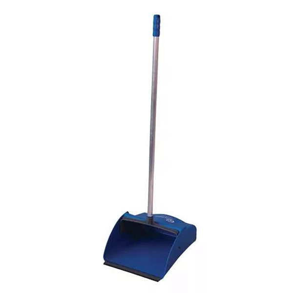 PÁ COLETORA POP AZUL CABO ALUMÍNIO (PP555) BRALIMPIA