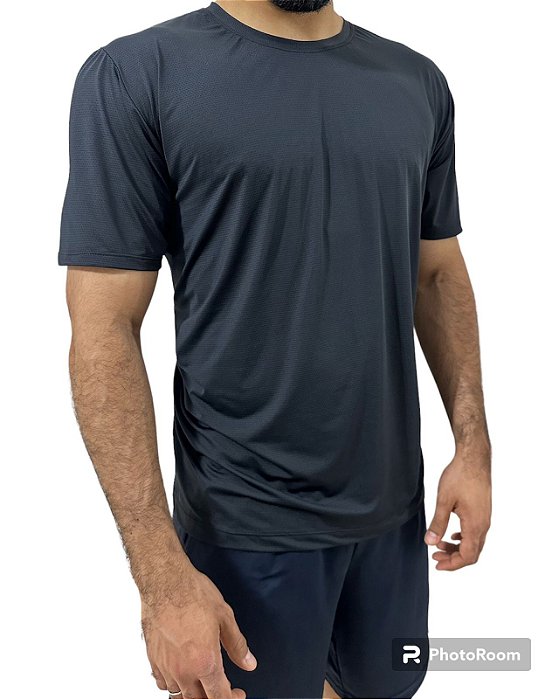 Camiseta Masculina Dry-Fit Lisa - Poliamida