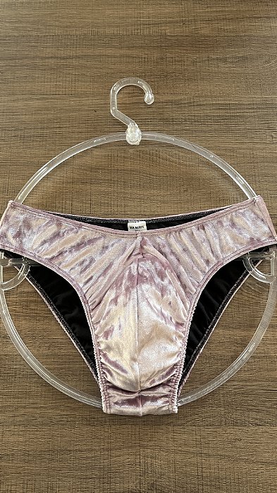 Sunga Bodybulder Rosa Claro Veludo - Padrão IFBB