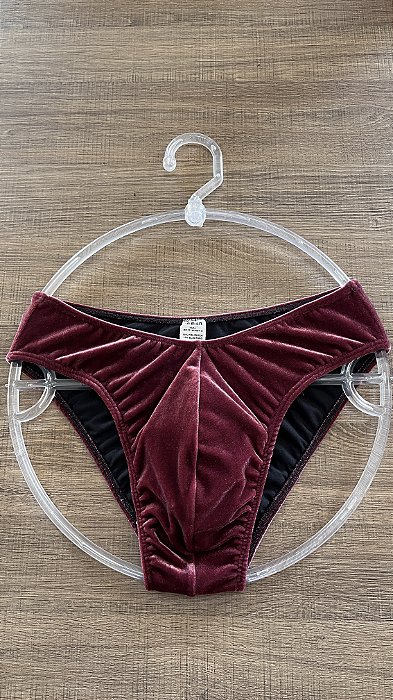 Sunga Bodybulder cor Vinho Veludo - Padrão IFBB