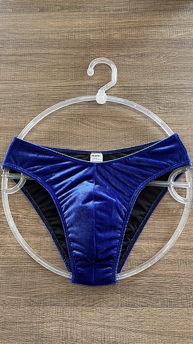 Sunga Bodybulder Azul Royal Veludo - Padrão IFBB