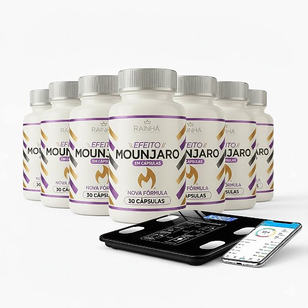 7 potes efeito mounjaro com a balança