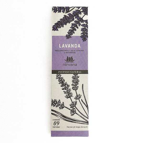 Incenso Lavanda - Nirvana Incenso Natural