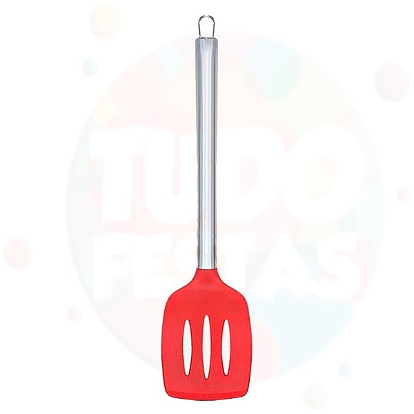 Espátula Silicone com Cabo Inox