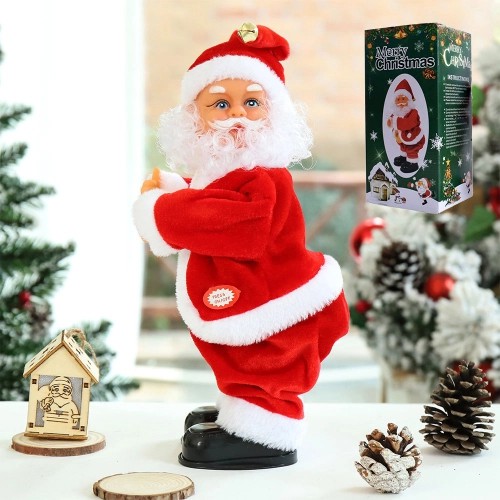 Papai Noel Dançante Rebola BumBum com Movimento Luz e Som