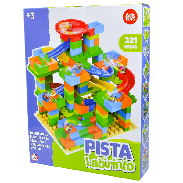 Pista Bolinhas de Gude Blocos para Montar