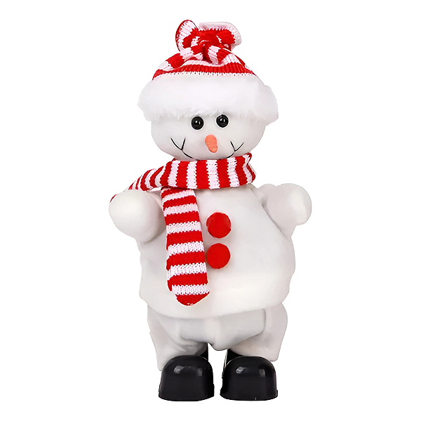 Boneco De Neve Decoração Com Som e Movimento