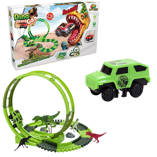 Pista Carrinho Dino Track Car