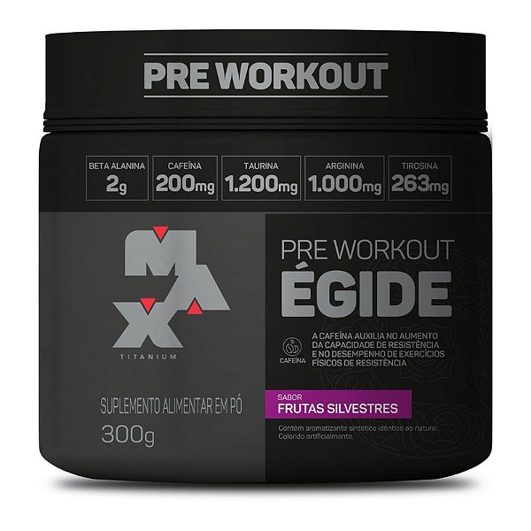 Pré - treino Égide Frutas Silvestres 300gr - Max Titanium