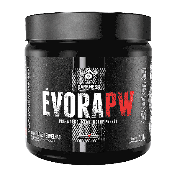 Pré - treino EVORA PW 300gr - Darkness (Integralmédica)