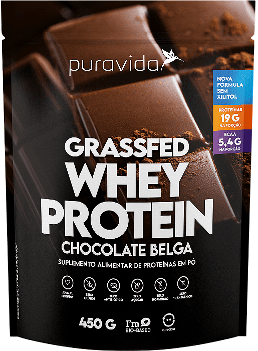Whey Protein Grassfed 450gr - Puravida