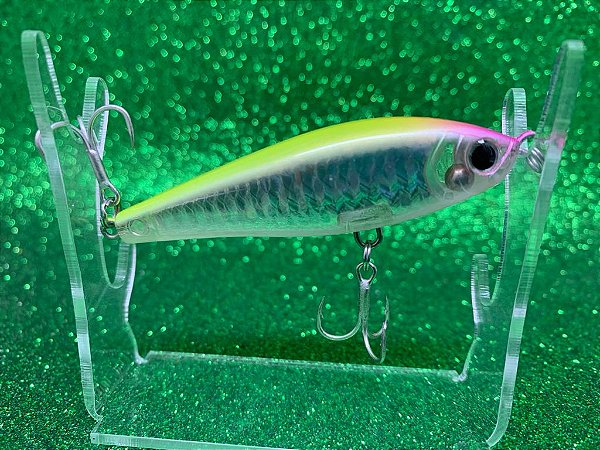 Isca art. Réplica da Yo-Zuri 3D Inshore Twitchbait 70 SS - Cor Limão  Holográfico - 7cm 8,5gr - BCA Fishing