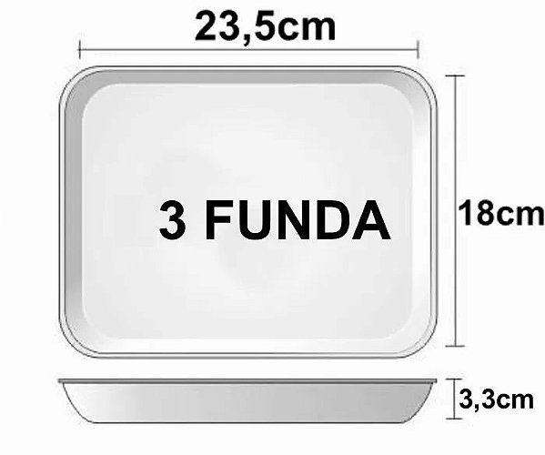 BANDEJA ISOPOR CFL003 BRANCA C/100