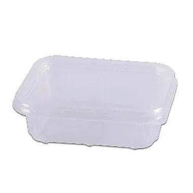 POTE RETANGULAR 150ML COM TAMPA PACOTE C/20 UNIDADES