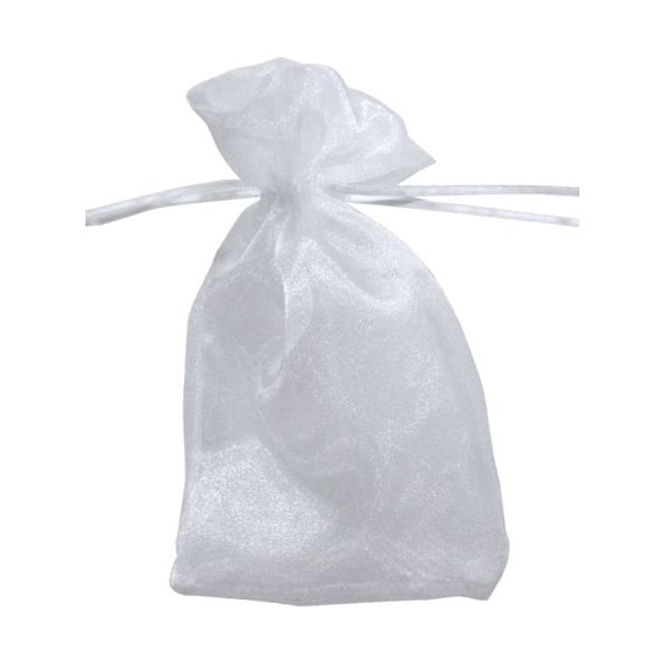 SACO ORGANZA 20X30 BRANCO C/10 UNIDADES