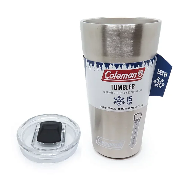 COPO TERMICO COLEMAN INOX 600ML COM ABRIDOR