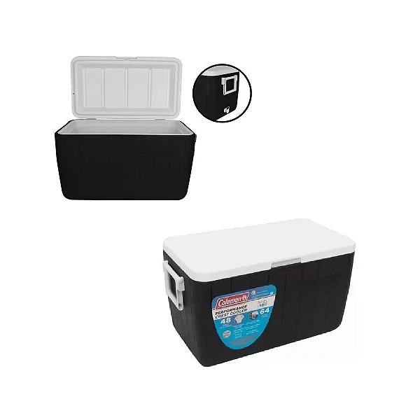 CAIXA TERMICA COLEMAN 48QT 45,5LTS BLACK (PRETA)