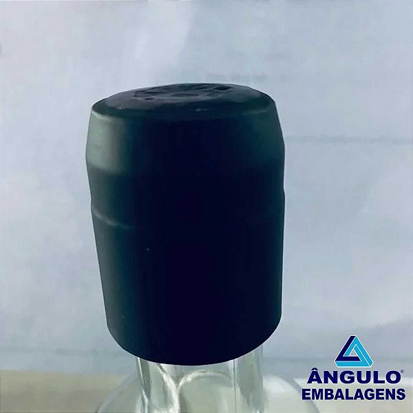 LACRE CAPSULA 28X40 PRETO FECHADO C/1000