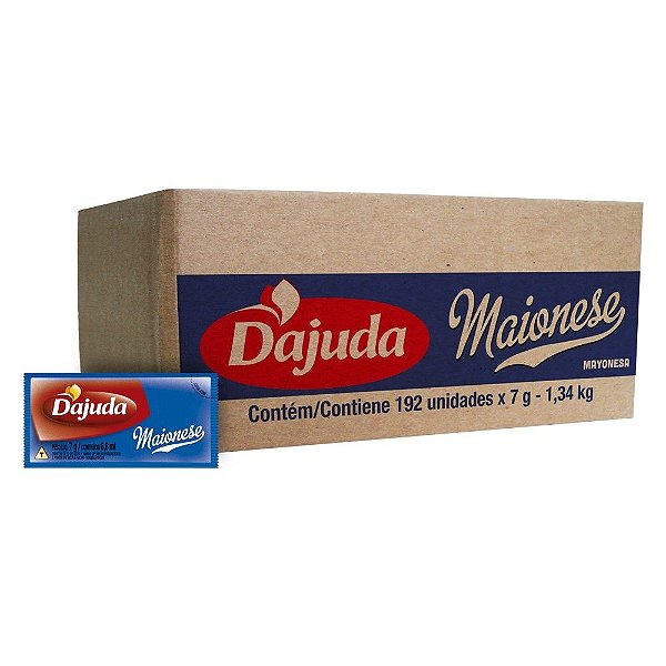 SACHE MAIONESE DAJUDA 7GR CAIXA C/192
