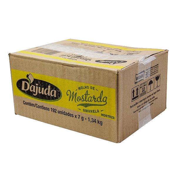 SACHE MOLHO MOSTARDA DAJUDA 7GR C/192 UNIDADES