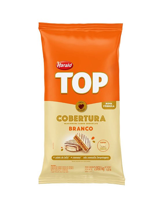 CHOCOLATE GOTAS BRANCO TOP COBERTURA 2,050KG