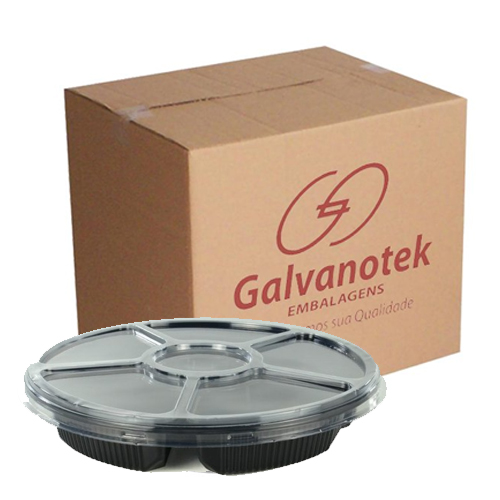 G 550 BANDEJA C/DIVISORIAS BASE PRETA C/50 UNIDADES 235X40