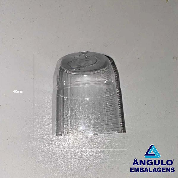 LACRE CAPSULA 28X40 CRISTAL FECHADO C/1000