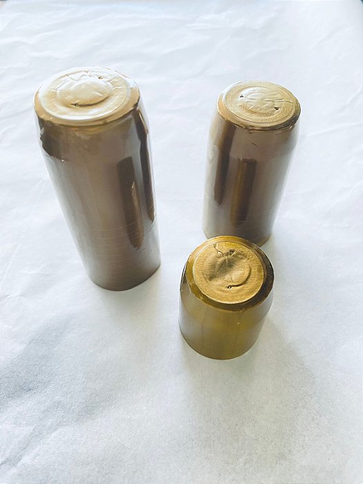 LACRE CAPSULA 28X40 DOURADO FECHADO C/1000